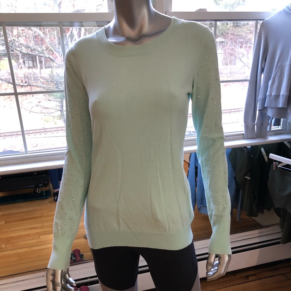 Express Stud Sleeve Sweater